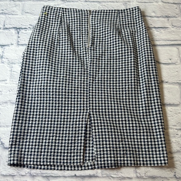 Emberley Classic Black and White Gingham Skirt w/ Ruffle. Size Medium. Preppy. - Picture 2 of 6